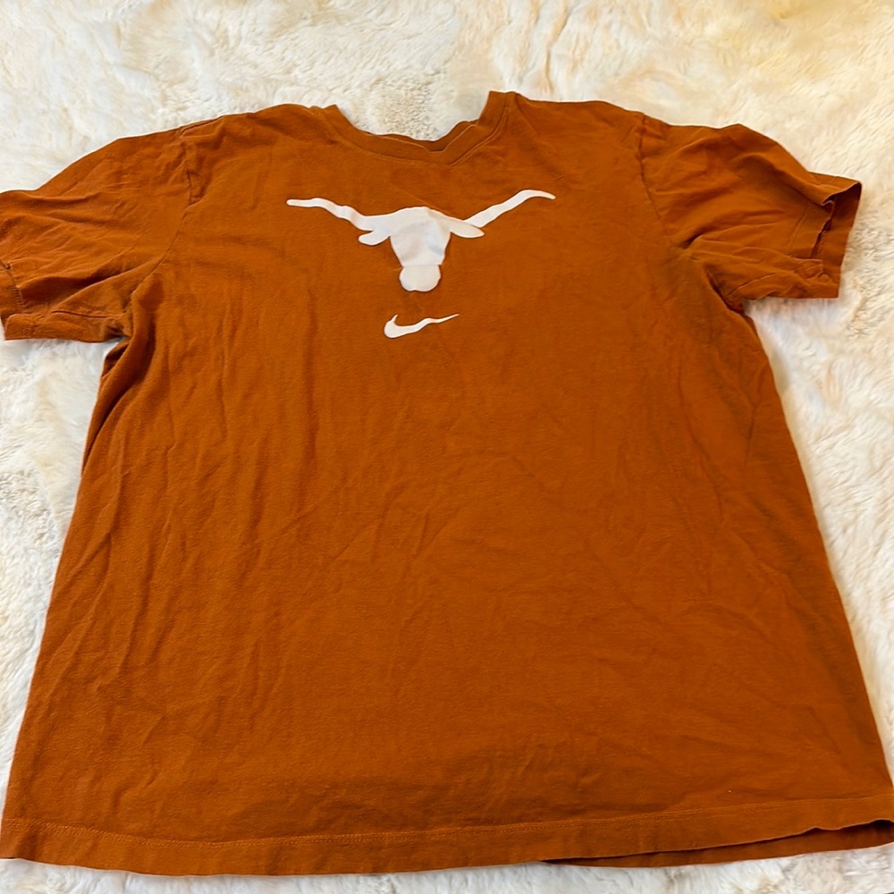Texas Longhorns burnt orange Nike t-shirt. Size large.